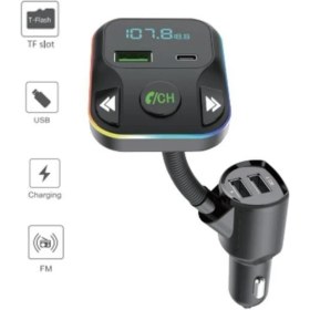 Resim G12 Pd Şarj Özellikli Dijital Göstergeli Bluetooth Fm Transmitter 