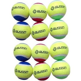 Resim Busso Cb-20 12'li Renkli Tenis Topu 