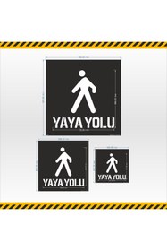 Resim isgtabelam 40x40 Cm /kompozit /Yaya Yolu Boyama Şablonu 