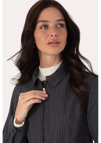 Resim U.s. Polo Assn. Kadın Lacivert Dokuma Mont 50316368-vr033 Lacıvert 