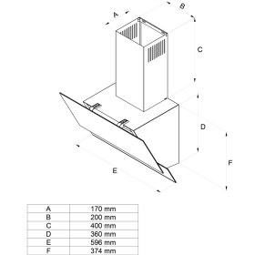 Resim Simfer 8703 60 CM Premium Dokunmatik Cam Davlumbaz 