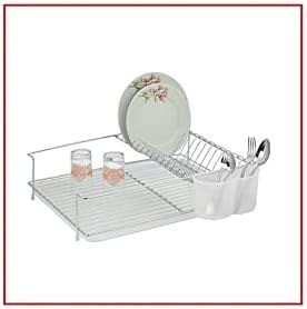 Resim Kiwa Armin Tek Katlı Metal Tabaklık - Bulaşık Sepeti 