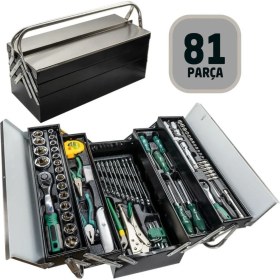 Resim Melzo Home 81 Parça Tamir Bakım Çantası Full Set 