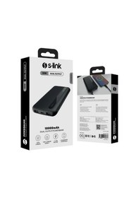 Resim S-link Ip-g11n 10000mah Micro+usb+ Type-c Giriş+çıkış Siyah Taşınabilir Pil Şarj Cihazı Powerbank Çok Renkli 