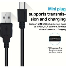 Resim Derwell 3 Metre 3m Mini USB To USB Data Şarj Kablosu Kamera Mp3 Mp4 Ps3 Radyo Navigasyon Şarj Kablosu Piramit Uç 