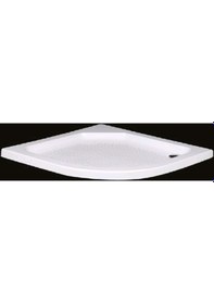 Resim Alika - Oval Flat Duş Teknesi H 5 90X90 Oval Flat Duş Teknesi 