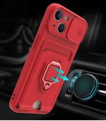 Resim İphone 13 Uyumlu Pelit Kılıf-kırmızı 