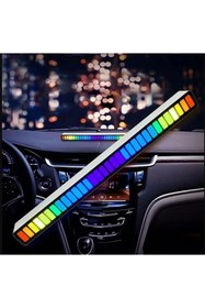 Resim carlone Rgb Ekolayzer Çubuk Spectrum-usb Den Çalışır-sese Duyarlı-8 Modlu(1 ADET) 