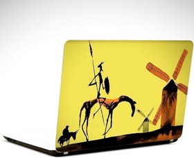 Resim Don Quijote Laptop Sticker 10 Inch (25X19Cm) 
