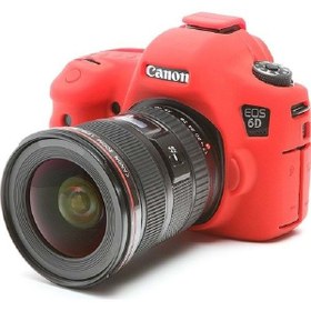 Resim DP Canon 6D Kırmızı Silikon Kılıf 