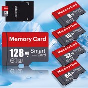 Resim 128GB/64GB/32GB/16GB/8GB Yüksek Hızlı Micro SD Kart, UHS-I Sınıf 10, 4K UHD Video Uyumlu, Aktarım İzleme ile, Araç Kamerası, Gövde Kamerası, Eylem Kamerası, Güvenlik ve Güvenlik için 