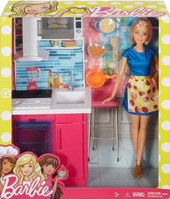 Resim Barbie Bebek Ve Oda Setleri Serisi Dvx51-Dvx54 