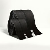 Resim Ağır Hizmet Tipi Siyah Fermuar, 213.36 cm x 7.62 cm, Çift Taraflı Kendinden Yapışkanlı Fermuar, Toz Bariyeri, Sera, İnşaat Alanı için - Dayanıklı Naylon Malzeme, Güvenli Kapanma için İdeal, İnşaat Alanı Temel Malzemeleri|Dayanıklı Fermuar|Kendinden Yapışkanlı Fermuar 