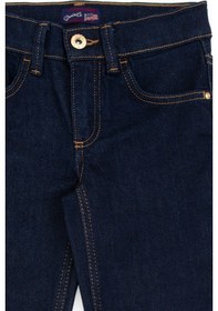 Resim U.S. Polo Assn. Kız Çocuk Koyu Mavi Slim Fit Jean Pantolon 50317873-DN0023 