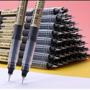 Resim 5/10 adet Hızlı Kuruyan Sıvı Atomik Kalem, 0.5mm İnce Uç, Siyah ve Mavi Mürekkep, Okul ve Ofis Kullanımı için İdeal, Düzgün Yazma Deneyimi, Öğrenci Malzemeleri Temel, Yazma İçin Kalem 