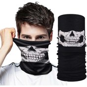 Resim İstangül Butik Motorcu Boyunluk Baf Buff Bandana 25x48 cm Model 7 