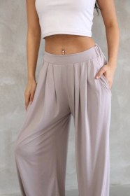 Resim Balmior Osy Modal Yumuşak Dokulu Kumaş Boru Paça Salaş Eşofman - Bej Bej 