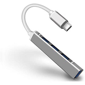 Resim BadaTrend 4 Port Usb 3.1 Hub Çevirici Çoğaltıcı Type C Çoklayıcı Type-c Çoklama 4 Portlu Usb 3.1 Hub Çoklayıcı 
