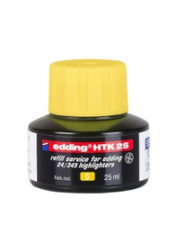 Resim Edding Htk-25 Sari Fosforlu Kalem Mürekkebi 25Ml. 