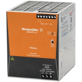 Resim 1469510000 Weidmüller Pro Eco 480w 24v 20a Güç Kaynağı 