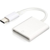 Resim Telefonlar Macbook Samsung İçin Usb 3.1 Tip C Usb-c - Sd Sdxc Kart Okuyucu Adaptörü 
