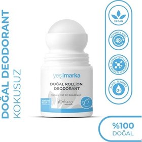 Resim Yeşilmarka Kokusuz Doğal Unisex Roll-On Deodorant 50 ML 