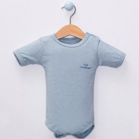 Resim Pamuklu Kısa Kol Body - Mavi / 1-2 Yaş 