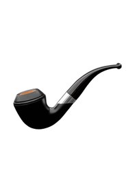 Resim Rattray's Emblem Black 155 9mm. Filtreli Akrilik Saplı Pipo 153160 