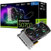 Resim Pny Geforce Rtx 5070 Ti Gddr7 16gb Argb Oc Siyah Ekran Kartı Aeae1pny0056 