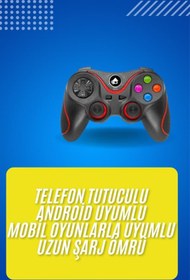 Resim Kanonik Education Kablosuz Oyun Kolu Bluetooth Joystick Gamepad Android Uyumlu 