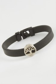 Resim AhEs Shopping Hayat Ağacı Kaliteli Suni Deri Bileklik 