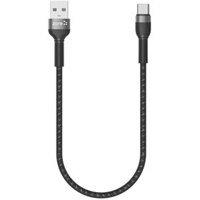 Resim Zore Shira Serisi Type-C Usb Kablo 30 Cm-Siyah 