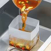 Resim 30/60/90 Çöp Poşetleri, Yaratıcı Kendinden Ayaklı Çok Fonksiyonlu Mutfak Çöp Poşeti, Dayanıklı ve Atılabilir, PE Malzeme, Bir Poşe ile Mutfak Atıklarını Çözer, Kirleti ve Toplar 