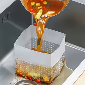 Resim 30/60/90 Çöp Poşetleri, Yaratıcı Kendinden Ayaklı Çok Fonksiyonlu Mutfak Çöp Poşeti, Dayanıklı ve Atılabilir, PE Malzeme, Bir Poşe ile Mutfak Atıklarını Çözer, Kirleti ve Toplar 