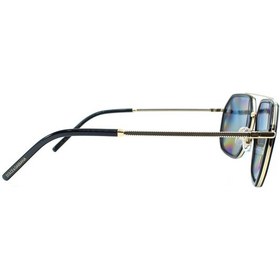 Resim Dolce&Gabbana 2285 02/81 60 Erkek Gold Geometrik Çerçeve Güneş Gözlüğü 
