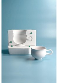 Resim İngiliz Çay Fincanı - Alçı Kalıp 