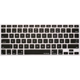 Resim McStorey Apple Magic Keyboard-1 ile Uyumlu Klavye Koruyucu Amerikan İngilizce-Türkçe Baskı 
