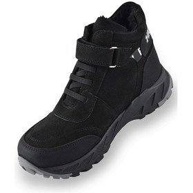 Resim 3564 Ortopedik Outdoor Erkek Çocuk Bot Ayakkabı Kaymaz Taban Siyah 