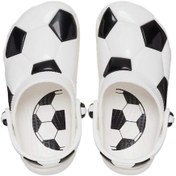 Resim 210023-103 Crocs Classic Soccer Ball Clog T Çocuk Terlik Beyaz 210023-103 Beyaz Siyah 
