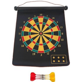 Resim Manyetik Dart Mıknatıslı Dart Oyunu Çift Taraflı+6 Ad Dart Oku 