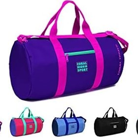 Resim Yaygan Coral High Sport Mor Silindir Spor Çantası - 27501 