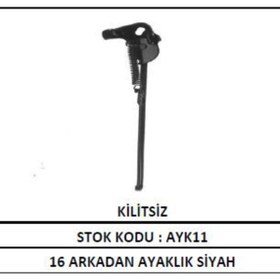 Resim Genel Markalar Arka Ayak 16'' Jant Siyah Model Çocuk Bisikleti Park Ayak 