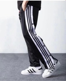 Resim Unisex Çıt Çıtlı Paraşüt Eşofman Altı - Siyah 001 