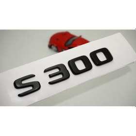 Resim S 300 Bagaj Parlak Siyah ABS 3M 3D Yazı Logo 