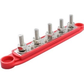 Resim Wondernest Cp-4134-02 300a M10 Güç Dağıtım Bloğu Terminal Bağlantı Saplamaları Kırmızı Kırmızı 