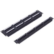 Resim Ulusal Uls24Cat6 Cat6 24 Port Patch Panel Rack Kabinet Aksamı 