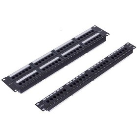 Resim Ulusal Uls24Cat6 Cat6 24 Port Patch Panel Rack Kabinet Aksamı 