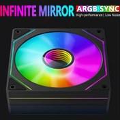 Resim Prism 4Pro ARGB Sonsuzluk Aynası Fan - Yüksek Hız, Düşük Gürültü, 12cm Kasa Soğutma Oyun Bilgisayarları için 