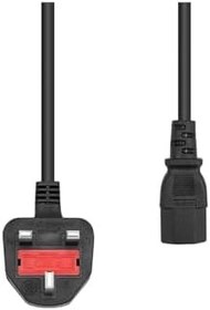 Resim NZM POWERMASTER PM-17891 3X0.75 MM 1.5 METRE İNGİLİZ TİP C7 POWER KABLO 