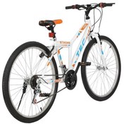 Resim Belderia Tec Strong 24" Jant 21 Vites V-fren Beyaz - Turuncu Dağ Bisikleti 